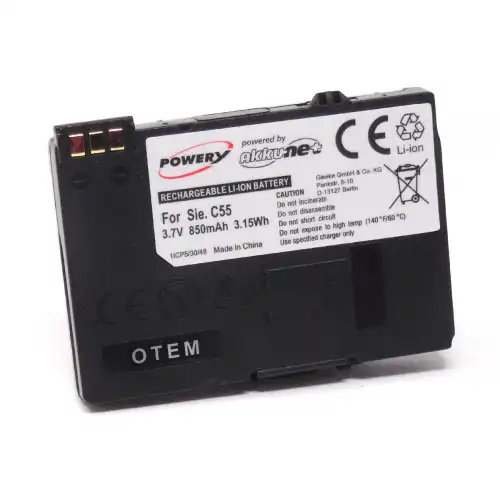 Μπαταρία για κινητό τηλέφωνο SIEMENS C55 A55 A60 C60 M55 MC60 S55 A52 A57 A58