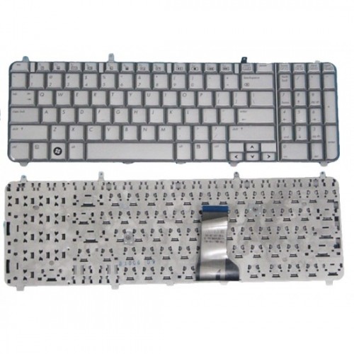 HP HDX X16 HDX-X16 X16-1000 X16-1200 X16-1300 KEYBOARD- SILVER