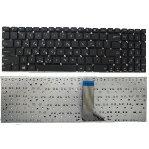 Πληκτρολόγιο Asus X551 X551MA X553M F551M F553M F554L D550 R512MA US BLACK με οριζόντιο ENTER