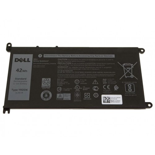 Μπαταρία  YRDD6 για Dell Inspiron 14 5485, 3493, 3582, 3593, 3793, 5480, 5481 2-in-1, 5482 2-in-1, 5491 2-in-1, 5590, 5591 2-in-1, 5593, 5594, 7586 2-in-1 Dell Vostro 3491, 5481, 5581, 5590