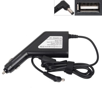 Φορτιστής αυτοκινήτου Asus, Toshiba 19V 90W 4.74A (2.5 x 5.5) (Cigarette Type) + USB Charger