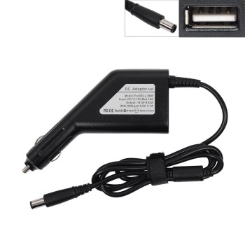 Φορτιστής αυτοκινήτου Dell 19.5V 90W 4.62A (7.5x5.0) + USB Charger