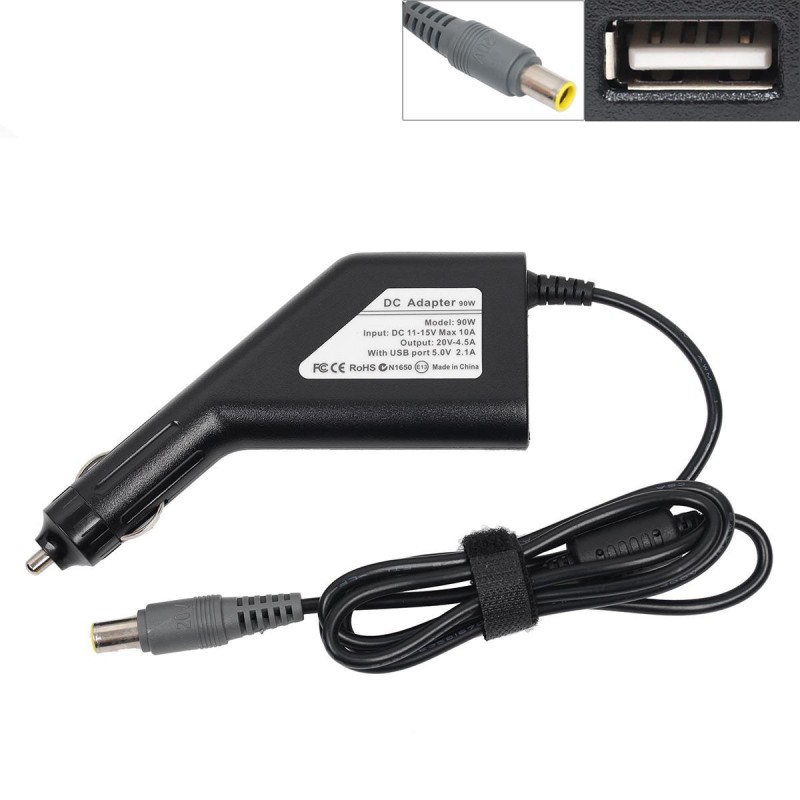 Φορτιστής αυτοκινήτου Lenovo Notebook 20V 90W 4.5A (7.9x5.5)