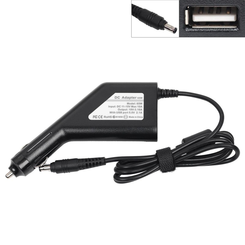 Φορτιστής αυτοκινήτου Samsung 19V 3.16A 60W (5.5x3.0) + USB Charger