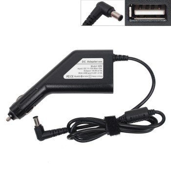 Φορτιστής αυτοκινήτου Sony Vaio 19.5V 3.9A 76W (6.5x1.4x4.4) (Cigarette Type) + USB Charger