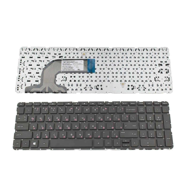 Πληκτρολόγιο HP Pavilion 15-E 15-N, Μαύρο, US ( +BG Print)
