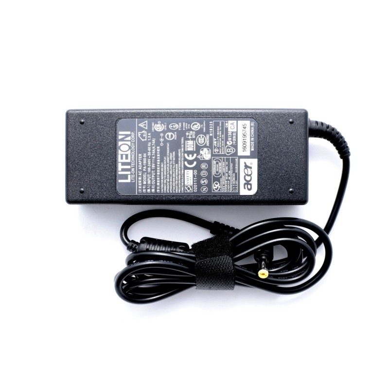 Γνήσιος φορτιστής φορητού υπολογιστή Acer 19V / 4.74A / 90W - (5.5x1.7)