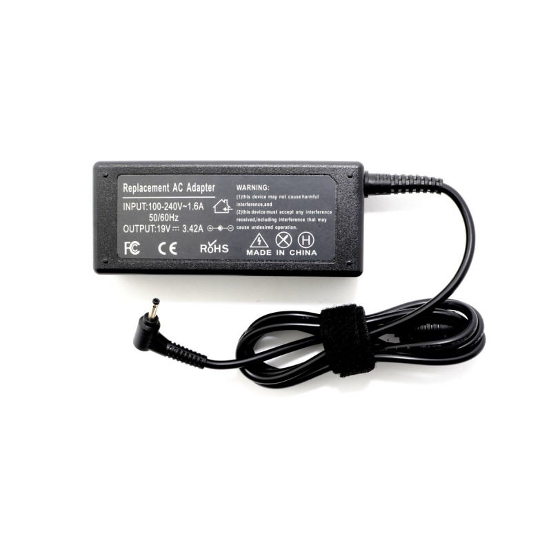 Φορτιστές Laptop Acer - 19V / 3.42A / 65W (3.0x1.0) μαύρος- Αντικατάσταση