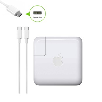 Γνήσιος φορτιστής φορητού υπολογιστή Apple MacBook Pro 15" A1707 A1719 - (Type-C) 87W