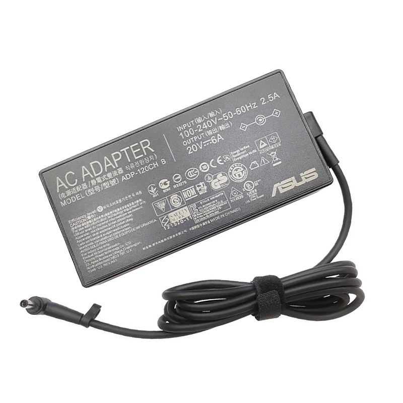 Γνήσιος φορτιστής φορητού υπολογιστή Asus 20V / 6A / 120W (4.5x0.7x3.0)