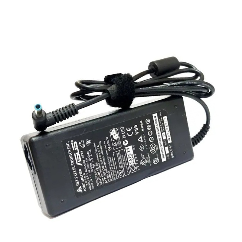 Γνήσιος φορτιστής φορητού υπολογιστή Asus - 19V 4.74A 90W - (4.5x3.0x0.7) - Old Design