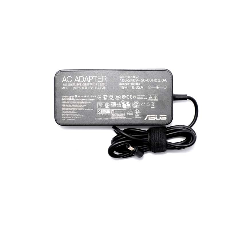 Γνήσιος φορτιστής φορητού υπολογιστή Asus - 19V 6.32A 120W (6.0 x 3.7)