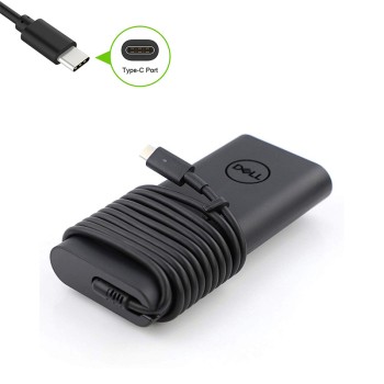 Γνήσιος φορτιστής φορητού υπολογιστή Dell 5V/3A 9V/3A 15V/3A 20V/4.5A 90W (Type-C)