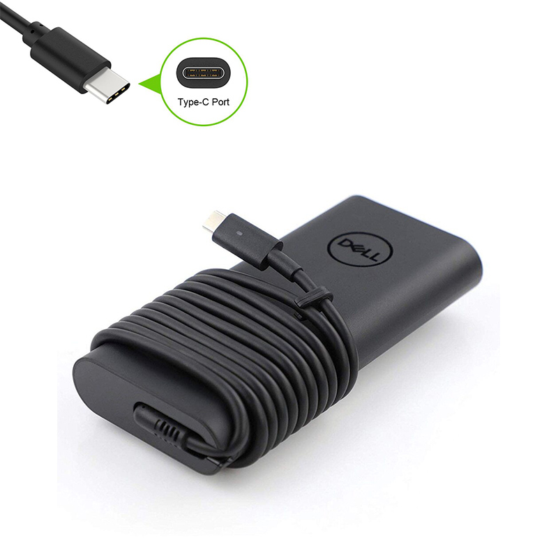 Γνήσιος φορτιστής φορητού υπολογιστή Dell 5V/3A 9V/3A 15V/3A 20V/4.5A 90W (Type-C)