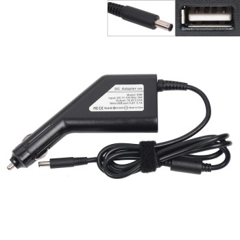 Φορτιστής αυτοκινήτου Dell 19.5V 45W 2.31A (4.5x3.0) (Desk Type) + USB Charger