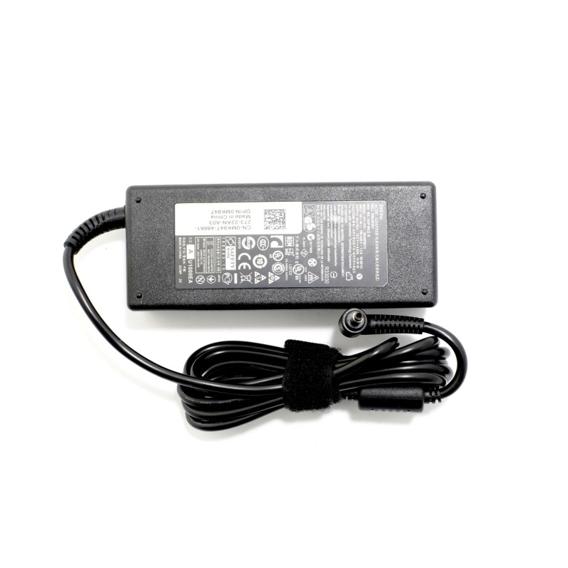 Γνήσιος φορτιστής φορητού υπολογιστή Dell - 19.5V / 4.62A / 90W - (4.0x1.7)
