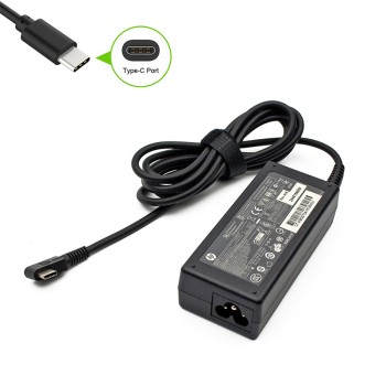 Γνήσιος φορτιστής φορητού υπολογιστή HP 5V/3A 9V/3A 12V/5A 15V/4.33A 20V/3.25A 65W (Type-C)