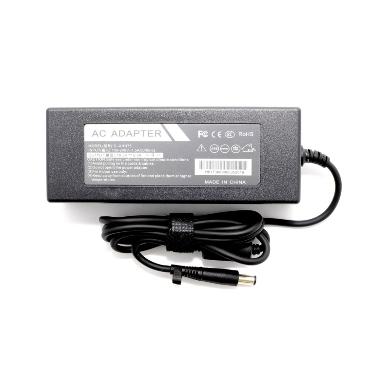 Φορτιστές Laptop HP Compaq - 18.5V / 6.5A / 120W (7.5x0.7x5.0) - Αντικατάσταση
