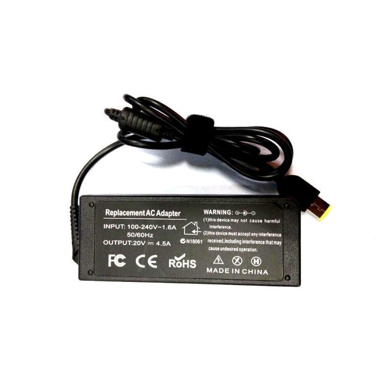 Φορτιστές Laptop Lenovo - 20V / 4.5A / 90W (Square Tip) - Αντικατάσταση