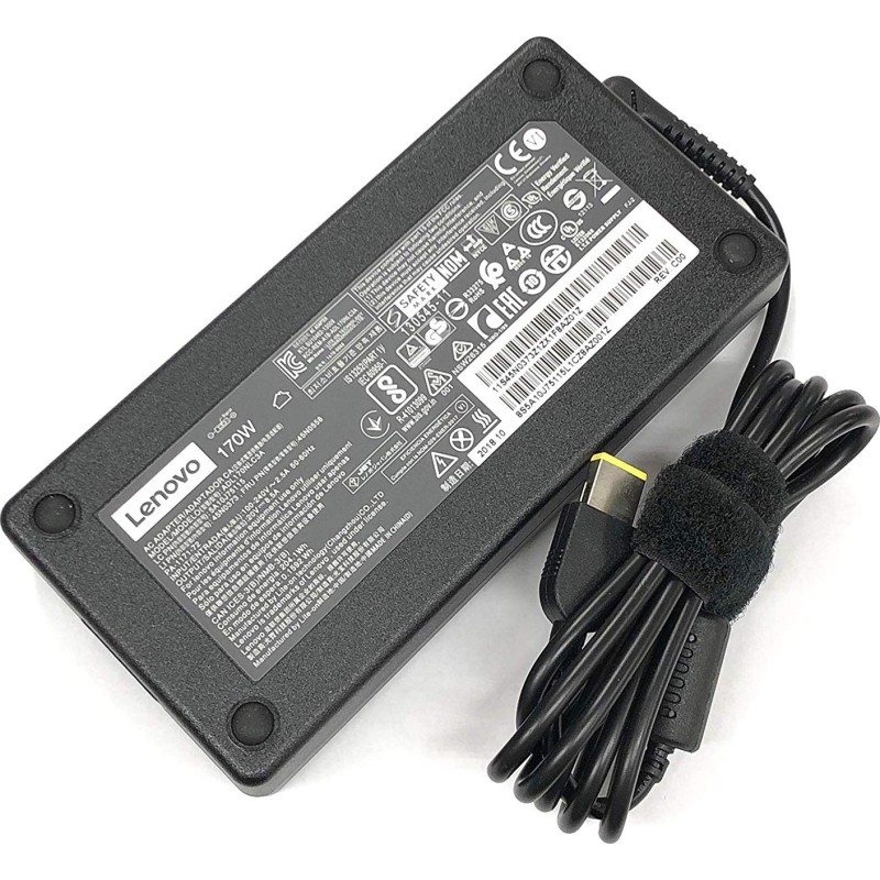 Γνήσιος φορτιστής φορητού υπολογιστή Lenovo - 20V / 8.5A / 170W - (Square Tip)