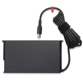 Γνήσιος φορτιστής φορητού υπολογιστή Lenovo 20V / 11.5A / 230W (Square Tip) USB - Slim Design