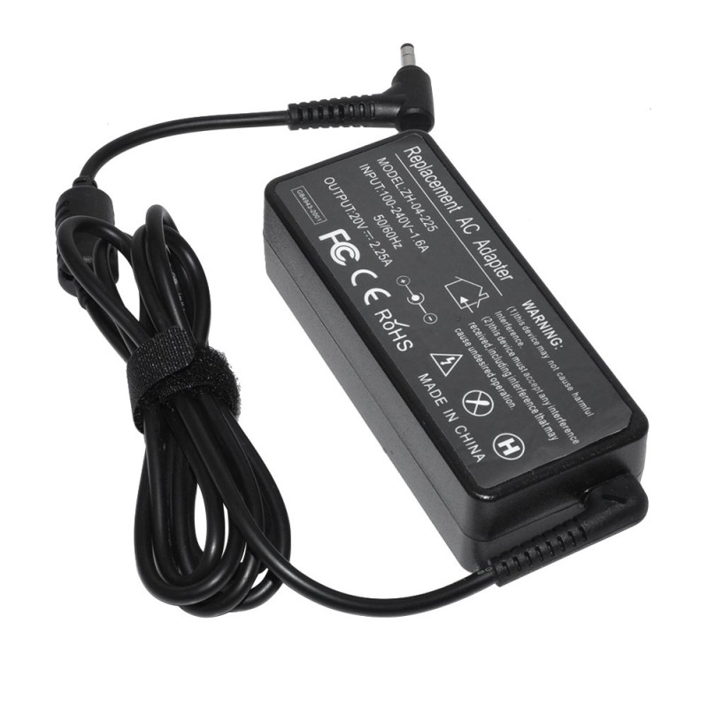 Φορτιστές Laptop Lenovo - 20V / 2.25A / 45W - (4.0x1.7) - Αντικατάσταση - Original Design