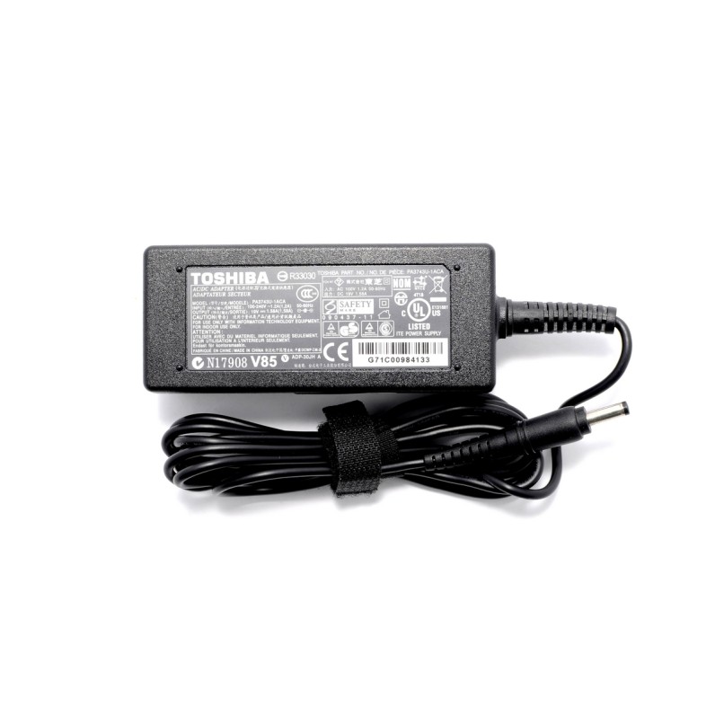 Γνήσιος φορτιστής φορητού υπολογιστή Toshiba 19V 2.37A 45W - (4.0x1.7)