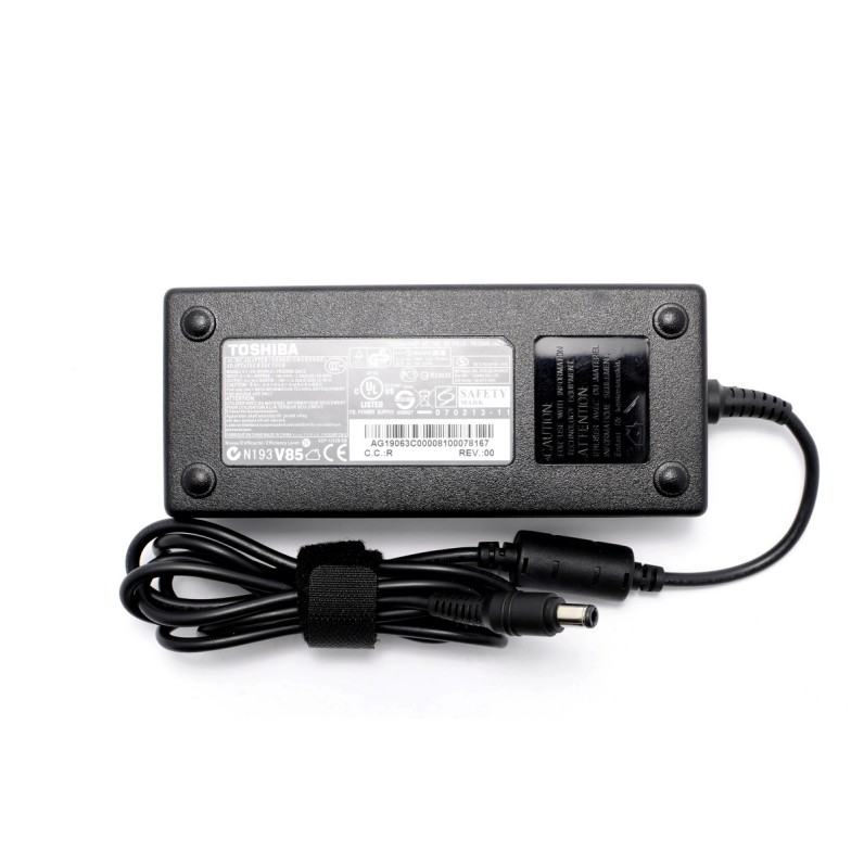 Γνήσιος φορτιστής φορητού υπολογιστή Toshiba - 19V / 6.32A / 120W - (6.5x3.0)