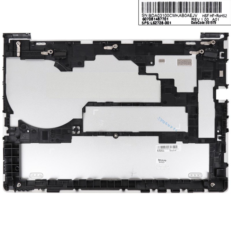 Bottom Base Cover HP EliteBook 745 840 G5 G6 - Ασήμι