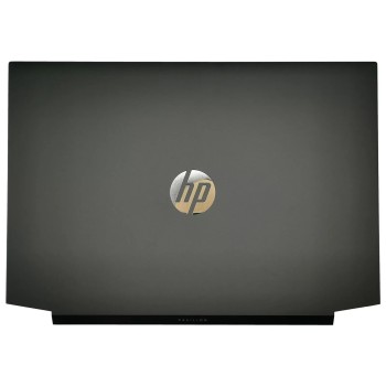 LCD Back Cover HP Pavilion Gaming 15-EC TPN-Q229 - Μαύρος Ασημένιο λογότυπο