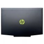 LCD Back Cover HP Pavilion 15-DK 15T-DK TPN-C141 - Μαύρος Πράσινο λογότυπο