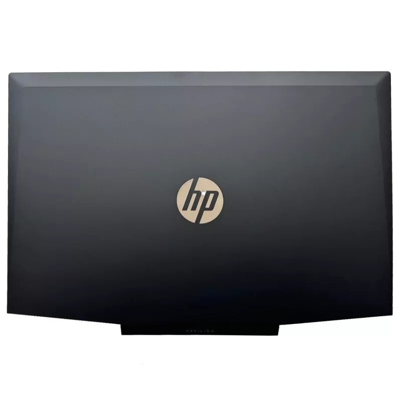 LCD Back Cover HP Pavilion 15-DK 15T-DK TPN-C141 - Μαύρος Ασημένιο λογότυπο