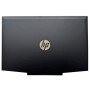 LCD Back Cover HP Pavilion 15-DK 15T-DK TPN-C141 - Μαύρος Ασημένιο λογότυπο