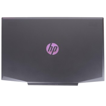 LCD Back Cover HP Pavilion C133 15-CX - Μαύρος Μωβ λογότυπο