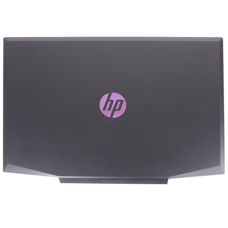 LCD Back Cover HP Pavilion C133 15-CX - Μαύρος Μωβ λογότυπο