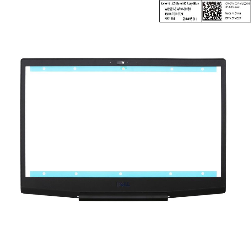 Front Bezel Οθόνες Dell G3 3590 - Μαύρος
