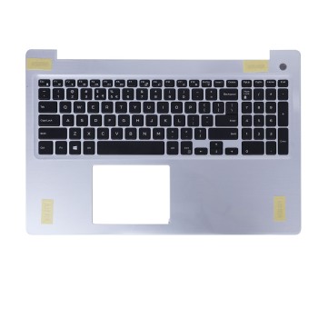Upper Cover Palmrest με πληκτρολόγιο Dell Inspiron 5570 5575 - Ασήμι