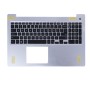 Upper Cover Palmrest με πληκτρολόγιο Dell Inspiron 5570 5575 - Ασήμι