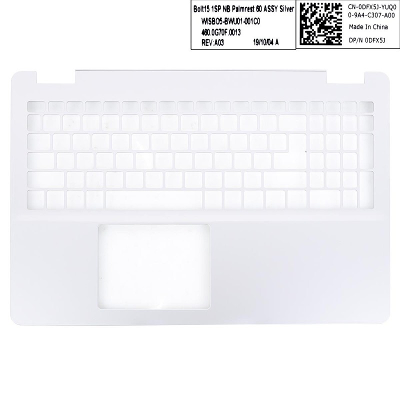 Upper Cover Palmrest Dell 15 5584 - Ασήμι
