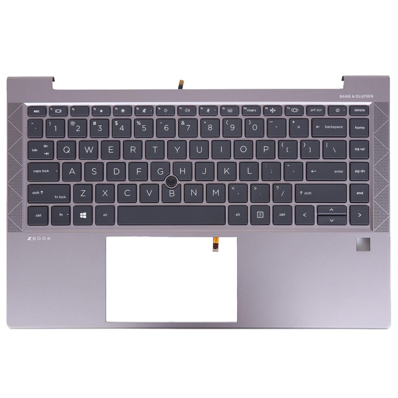 Upper Cover Palmrest με πληκτρολόγιο HP EliteBook 840 G7 G8 - Γκρί