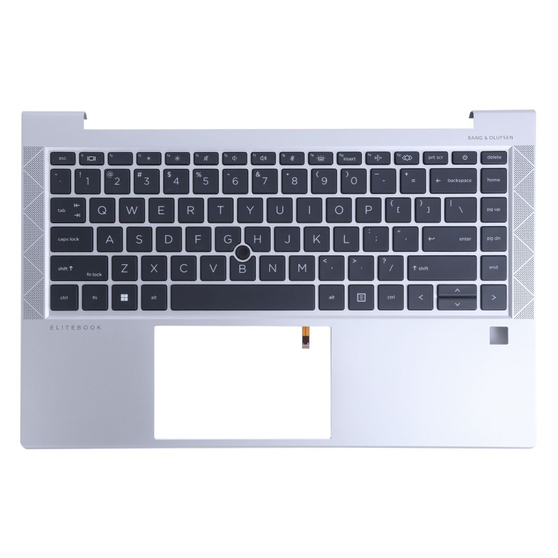 Upper Cover Palmrest με πληκτρολόγιο HP EliteBook 840 G7 G8 - Ασήμι