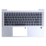 Upper Cover Palmrest με πληκτρολόγιο HP EliteBook 840 G7 G8 - Ασήμι
