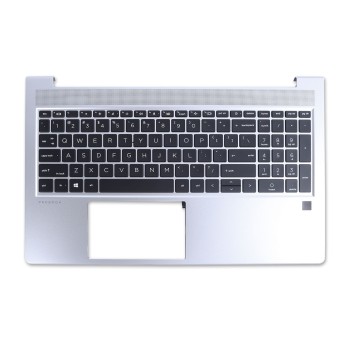 Upper Cover Palmrest με πληκτρολόγιο HP ProBook 450 G8 455 G8 - Ασήμι