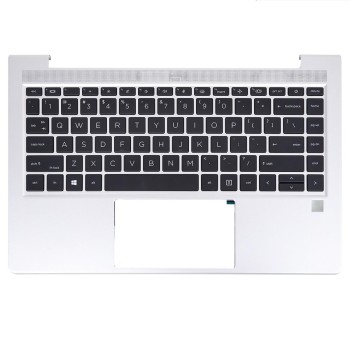 Upper Cover Palmrest + Πληκτρολόγιο HP ProBook 14 440 G8 445 G8 - Ασήμι χωρίς θύρα SC