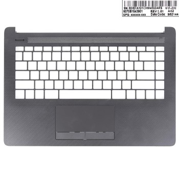 Upper Cover Palmrest HP 14-CK 14-CM 240 G7 246 G7 TPN-I131 - Μαύρος + TouchPad