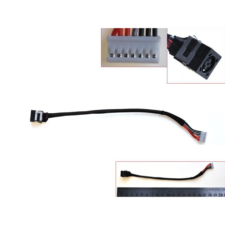 Βύσματα Τροφοδοσίας για Dell Inspiron 14 N4050με καλώδιο (18cm) (PJ438)