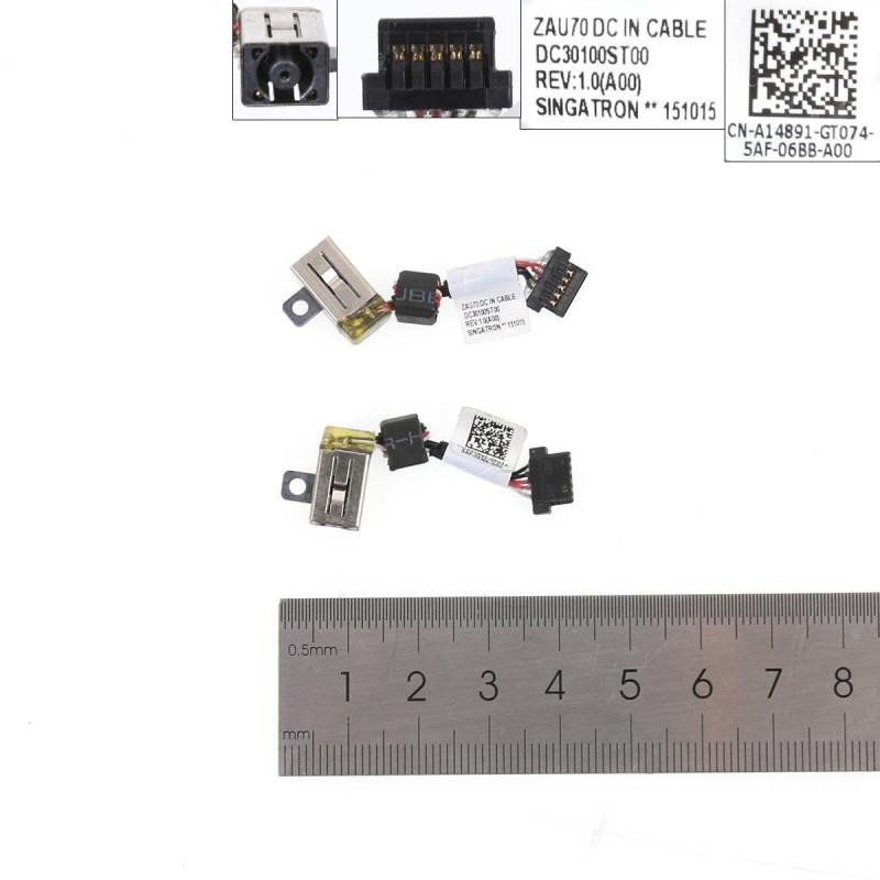 Βύσματα Τροφοδοσίας για Dell Latitude 13 E7350 με καλώδιο (PJ939)