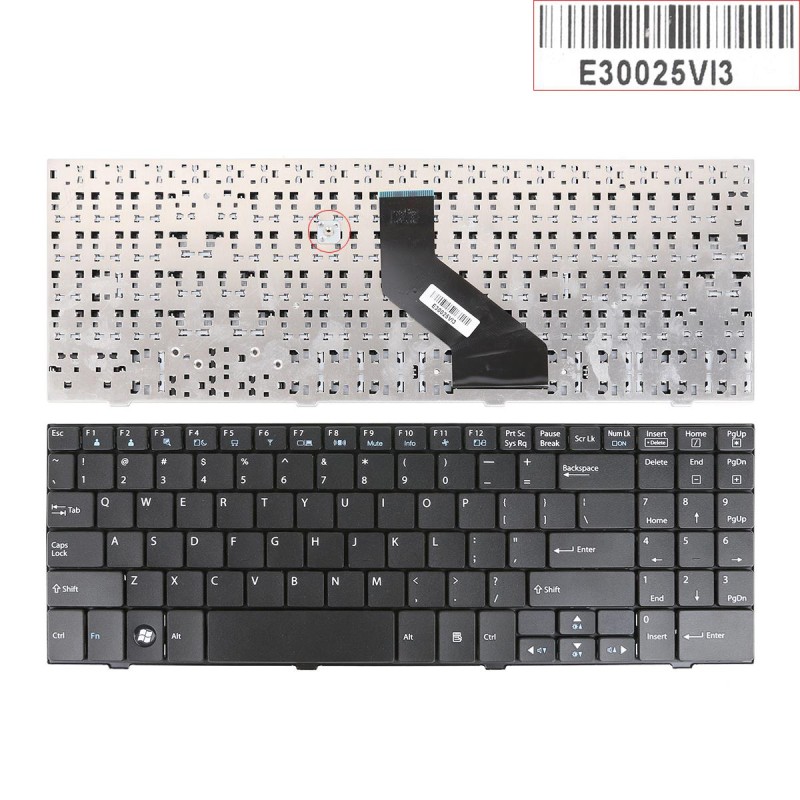 Πληκτρολόγιο LG R580 R560 R590, Μαύρο, US/UK