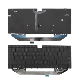 Πληκτρολόγιο Huawei MateBook X Pro MACH W19 W29, Μαύρο, US, Backlit