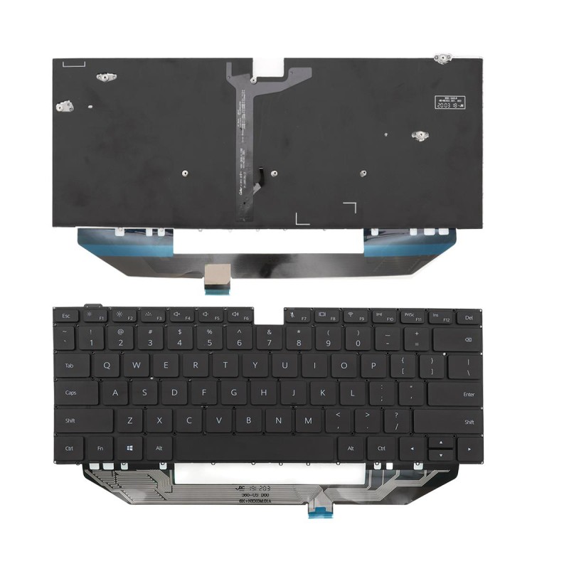 Πληκτρολόγιο Huawei MateBook X Pro MACH W19 W29, Μαύρο, US, Backlit